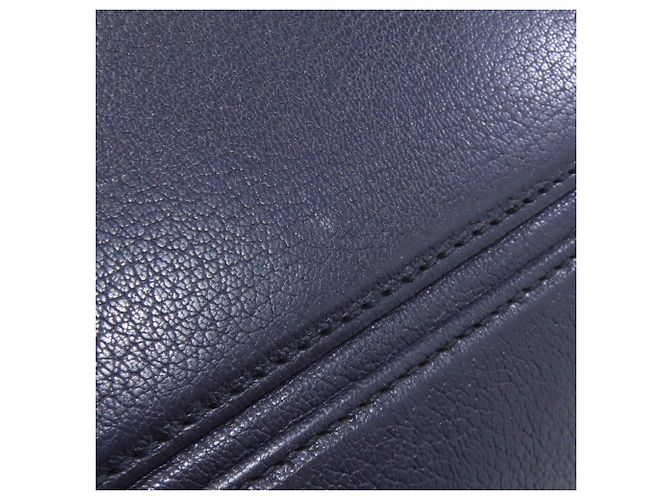 Miu Miu blaue Leder-Tote - Ansicht 17