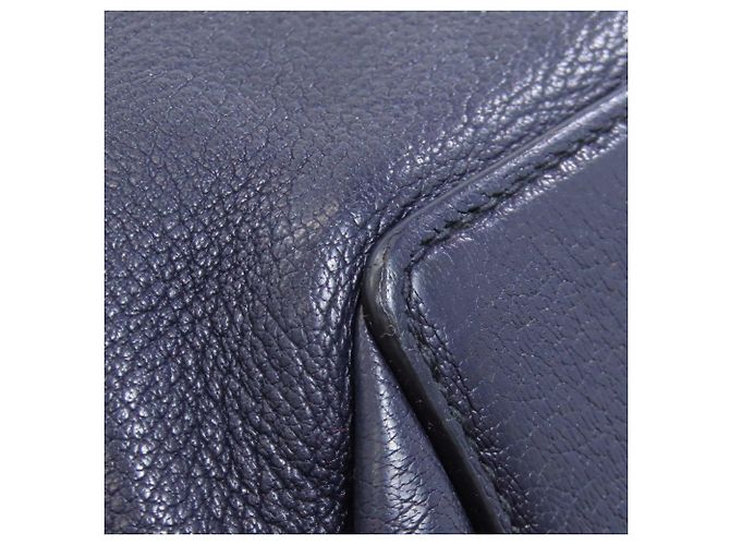 Miu Miu blaue Leder-Tote - Ansicht 22