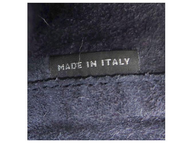 Miu Miu blaue Leder-Tote - Ansicht 8