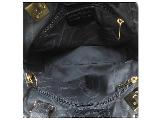 Borsa nera Salvatore Ferragamo Nero - vista 5