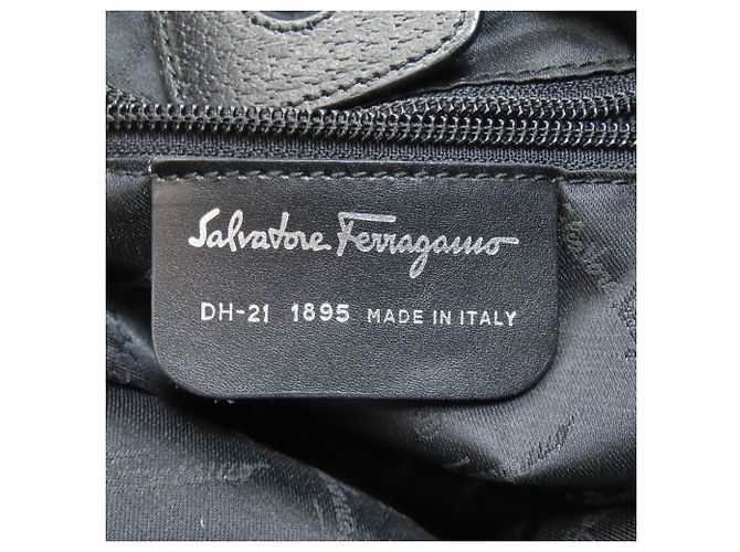 Borsa nera Salvatore Ferragamo Nero - vista 6