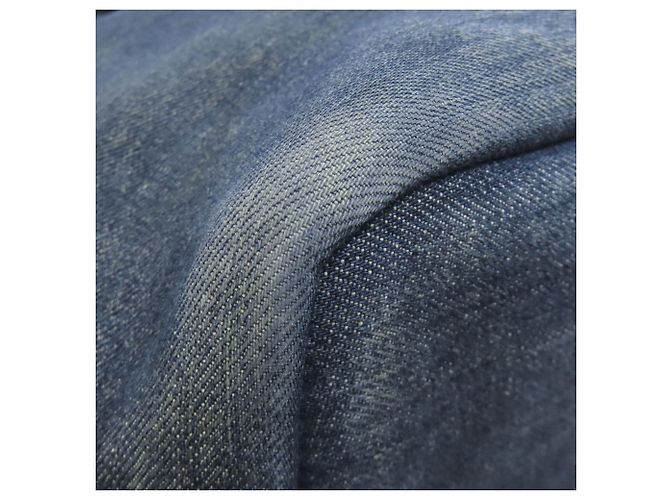 Borsa tote in denim blu Prada - vista 22