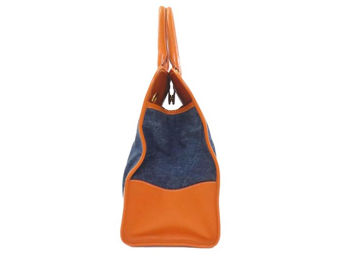 Borsa a mano 2 in 1 Prada BN2254 Blu Arancione - vista 3