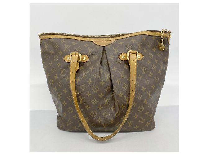 Borsa Louis Vuitton Monogram Palermo GM Marrone - vista 12
