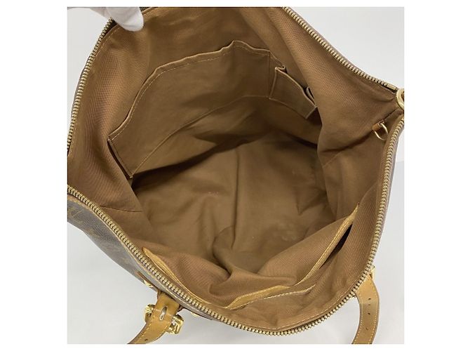 Borsa Louis Vuitton Monogram Palermo GM Marrone - vista 4