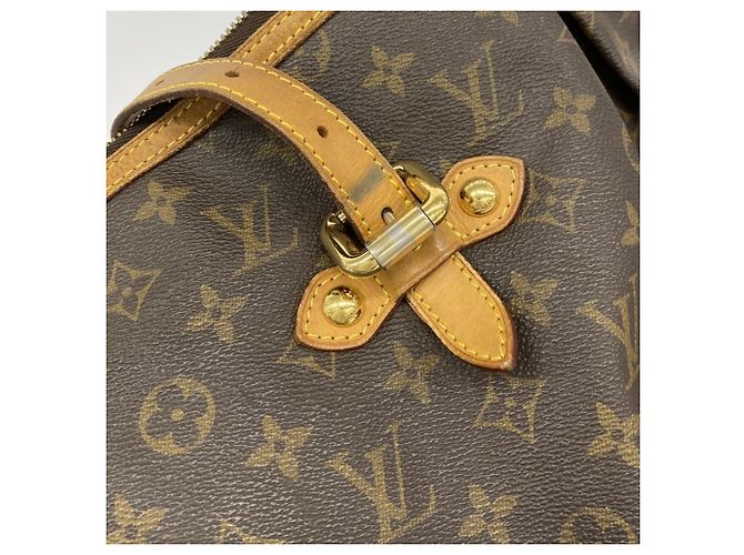 Borsa Louis Vuitton Monogram Palermo GM Marrone - vista 8
