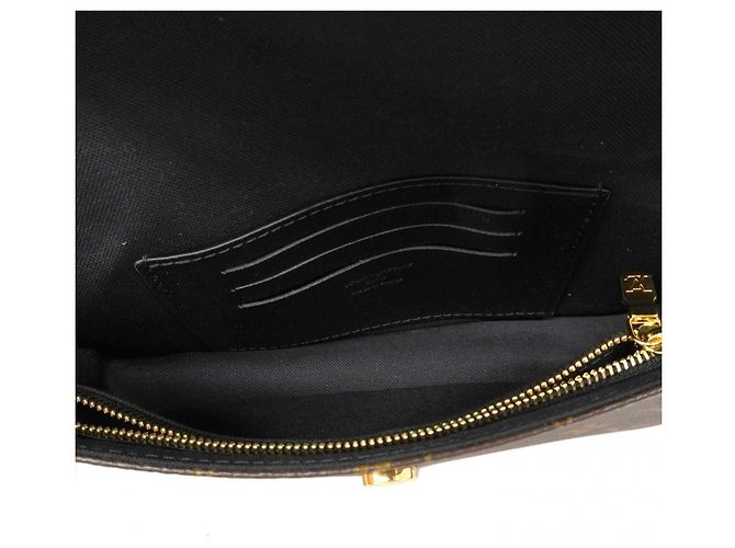 Borsa a Spalla Louis Vuitton Monogram Reverse Wallet-on-Chain Ivy Marrone - vista 4