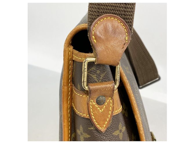 Borsa a Spalla Gibeciere GM Monogramma Louis Vuitton Marrone - vista 12