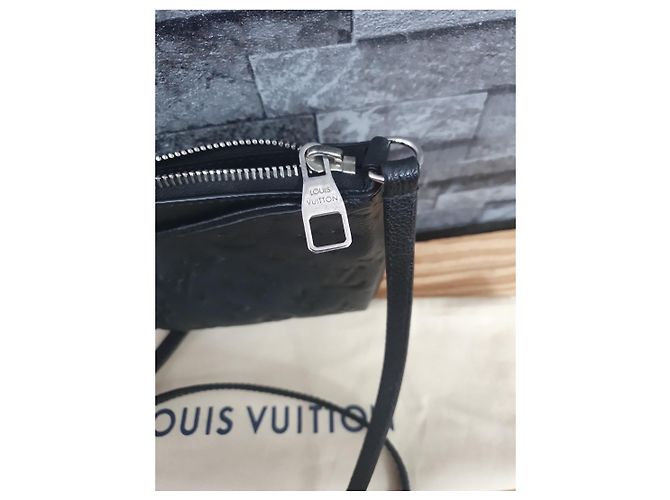 Louis Vuitton Pallas BB Empreinte Pelle Nera Crossbody Nero - vista 2