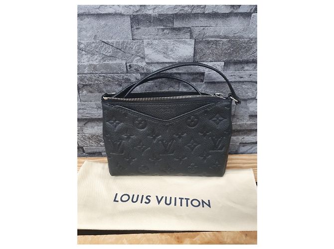 Louis Vuitton Pallas BB Empreinte Pelle Nera Crossbody Nero - vista 6
