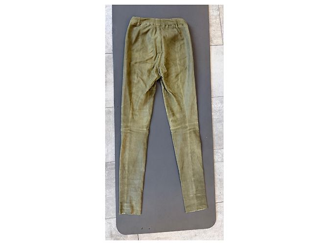 Autre Marque Schimmel - Grüne Lammlederhose - Ansicht 2