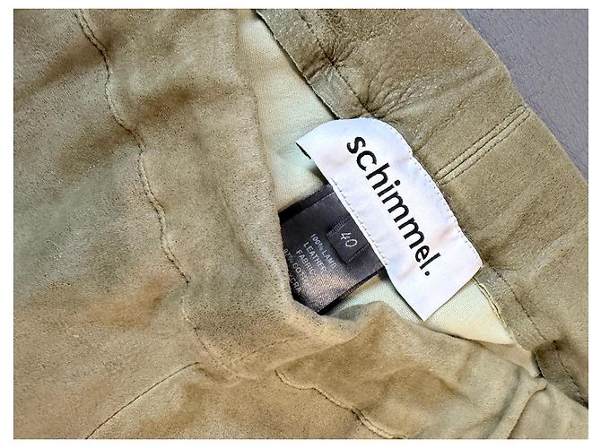 Autre Marque Schimmel - Grüne Lammlederhose - Ansicht 4