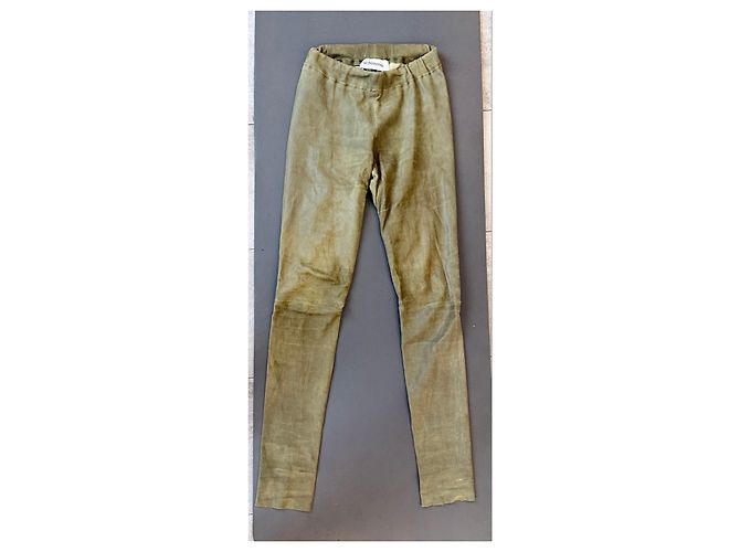 Autre Marque Schimmel - Grüne Lammlederhose - Ansicht 7