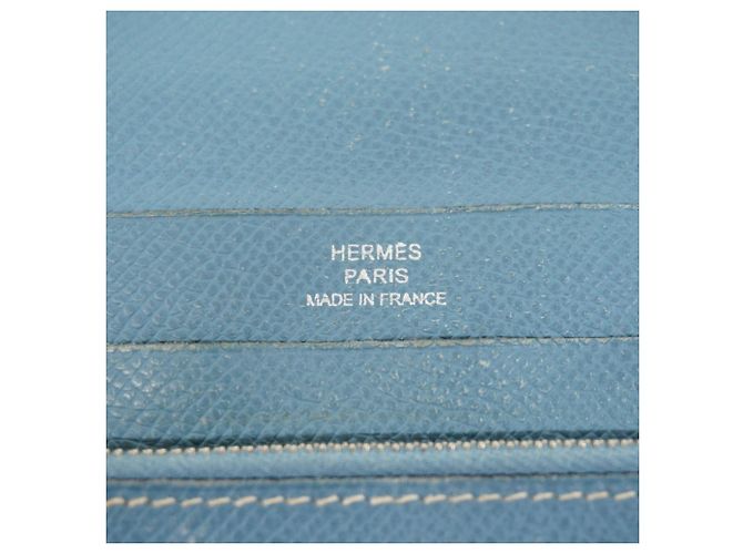 Hermès Hermes Azap Combine Langbörse Blau - Ansicht 4