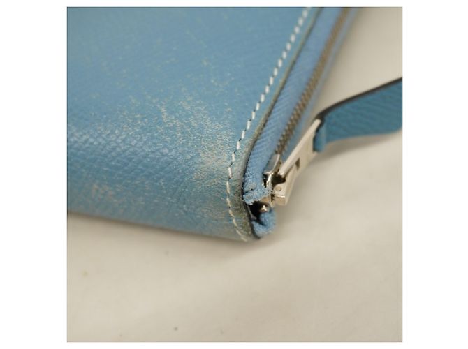 Hermès Hermes Azap Combine Langbörse Blau - Ansicht 5