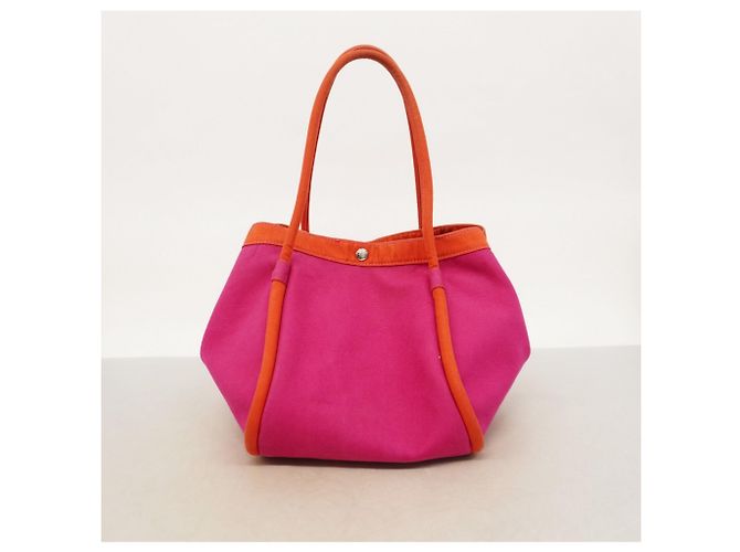 Borsa Tote Baga di Hermès Rosa Rosso - vista 12