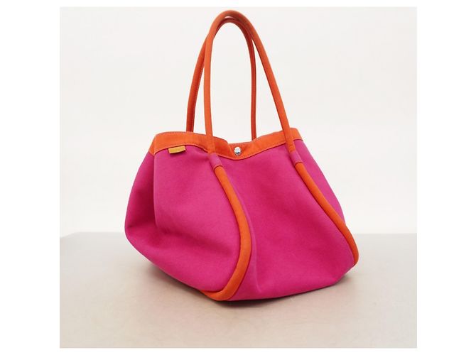 Borsa Tote Baga di Hermès Rosa Rosso - vista 2