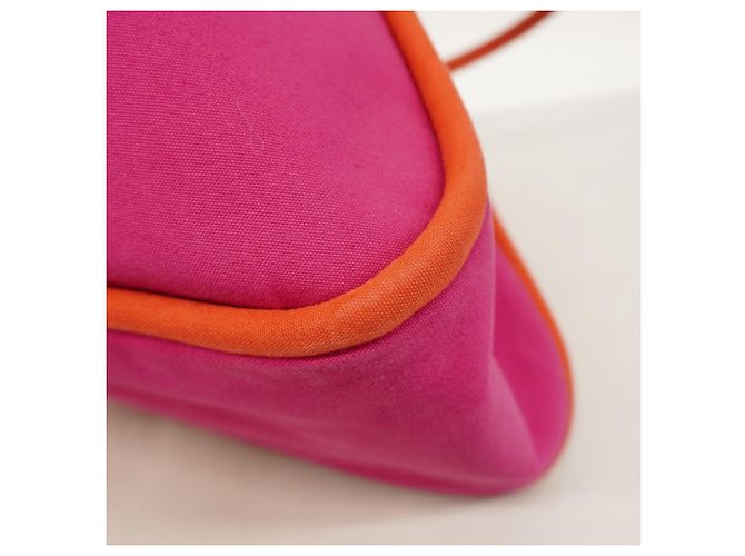 Borsa Tote Baga di Hermès Rosa Rosso - vista 8