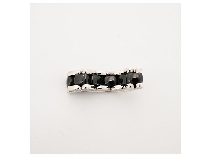 Anello Ultra Chanel in ceramica nera e oro bianco 18K Nero - vista 2