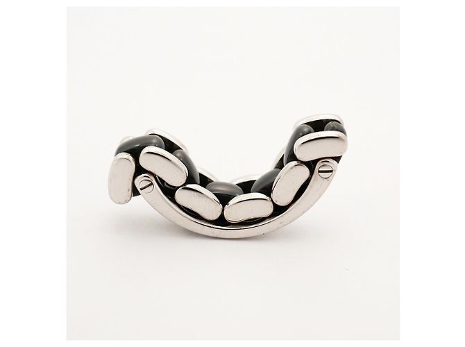 Anello Ultra Chanel in ceramica nera e oro bianco 18K Nero - vista 7