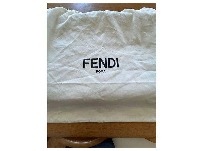 Fendi FF Motif Alpaca and Wool Throw White and Gray Multiple colors - view 14