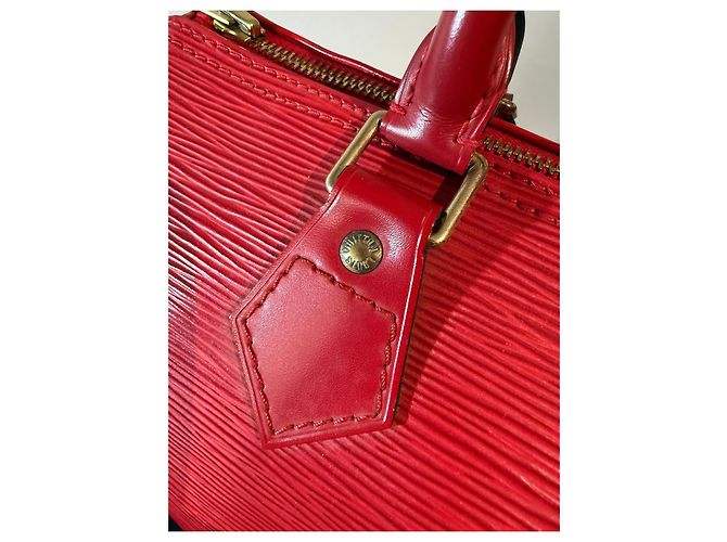 Louis Vuitton - Speedy 25 - Pelle Epi Rosso - vista 11