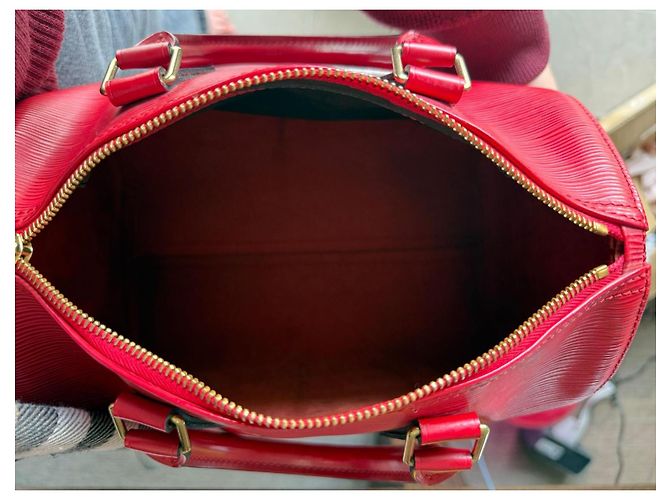 Louis Vuitton - Speedy 25 - Pelle Epi Rosso - vista 14