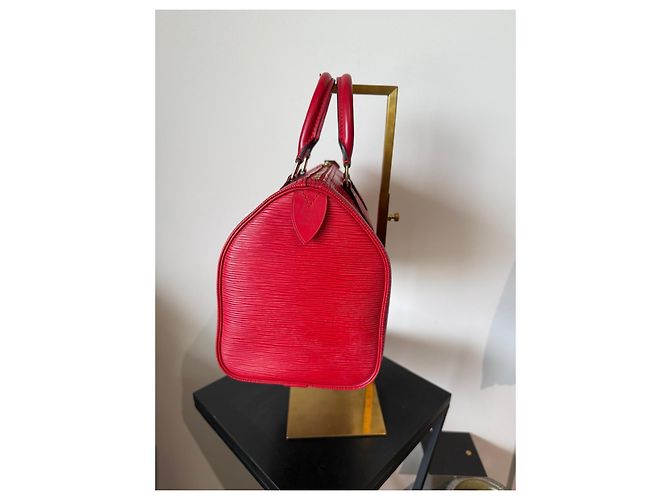 Louis Vuitton - Speedy 25 - Pelle Epi Rosso - vista 3