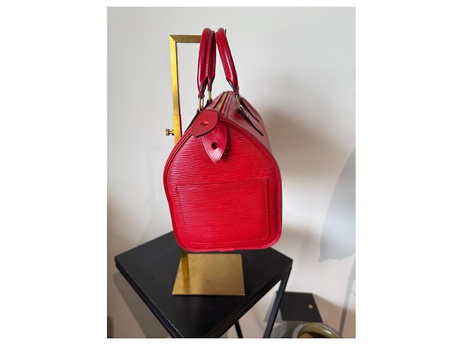 Louis Vuitton - Speedy 25 - Pelle Epi Rosso - vista 4