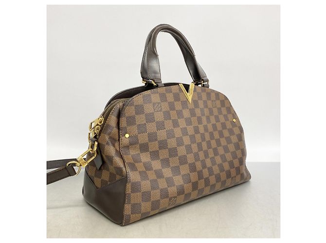 Borsa a mano bowling Damier Kensington Louis Vuitton N41505 Ebano Damier ebene - vista 2