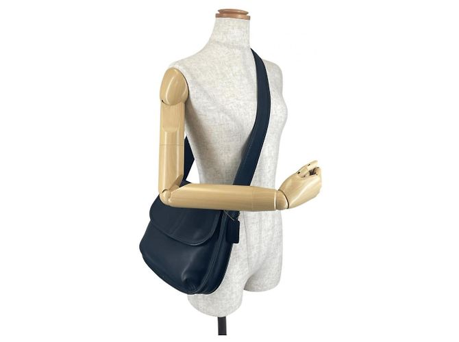 Borsa a Spalla Coach Ergo Flap Nero - vista 16