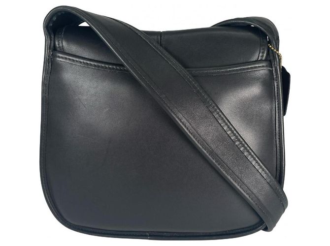 Borsa a Spalla Coach Ergo Flap Nero - vista 2