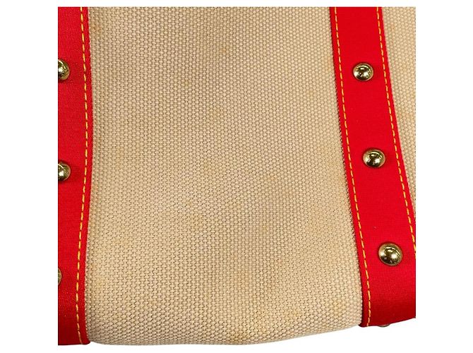 Louis Vuitton Cabas MM Antigua Canvas Tote Bag Mehrfarben Beige - Ansicht 11