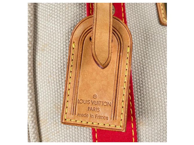 Louis Vuitton Cabas MM Antigua Canvas Tote Bag Mehrfarben Beige - Ansicht 16