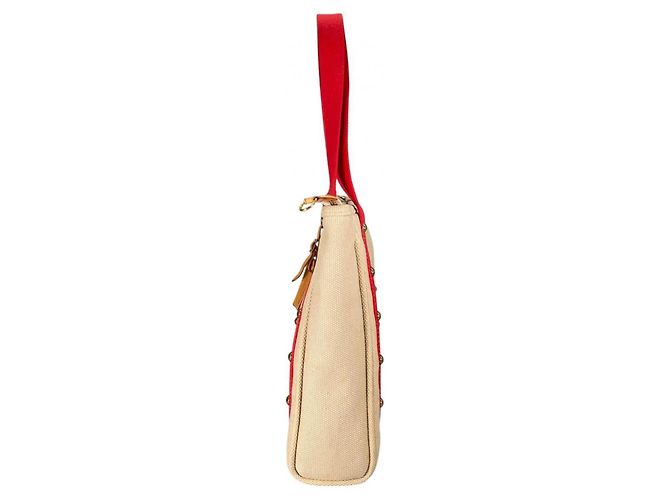 Louis Vuitton Cabas MM Antigua Canvas Tote Bag Mehrfarben Beige - Ansicht 2