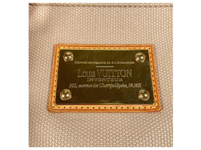 Louis Vuitton Cabas MM Antigua Canvas Tote Bag Mehrfarben Beige - Ansicht 20