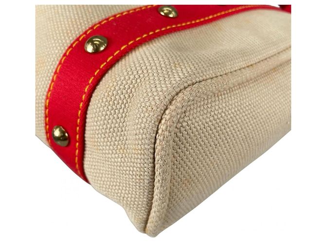 Louis Vuitton Cabas MM Antigua Canvas Tote Bag Mehrfarben Beige - Ansicht 5
