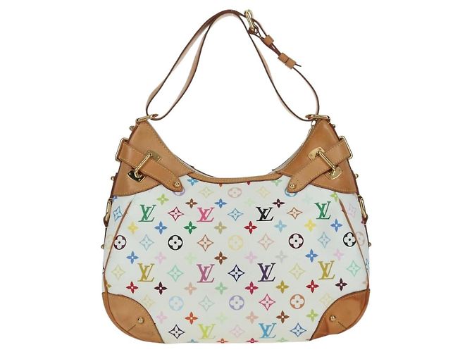 Louis Vuitton Greta Monogram Multicolor Bianco - vista 2