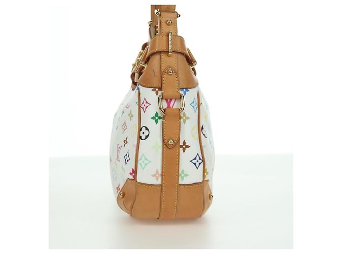 Louis Vuitton Greta Monogram Multicolor Bianco - vista 3