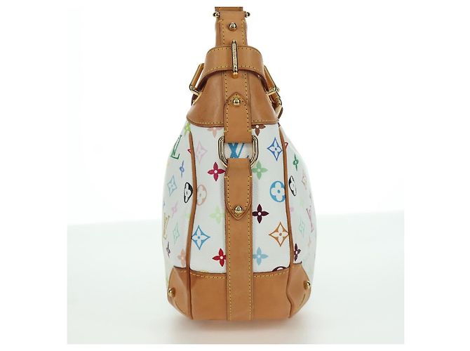 Louis Vuitton Greta Monogram Multicolor Bianco - vista 4