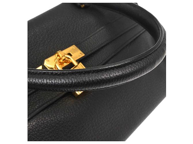 Borsa a Spalla Kelly Togo 42 di Hermès Nero - vista 4