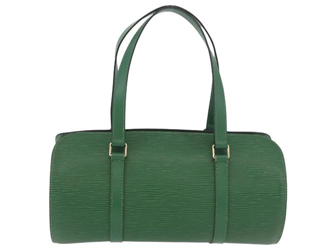 Borsa Soufflot in pelle Epi Louis Vuitton Verde - vista 2