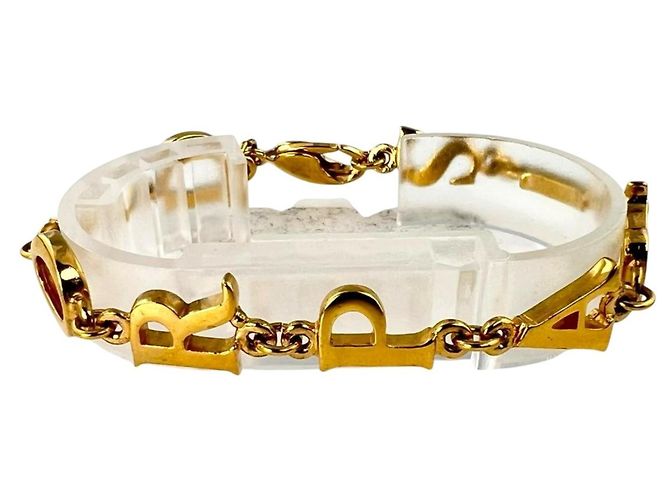 Bracciale con Charm Placcato Oro Christian Dior - vista 2