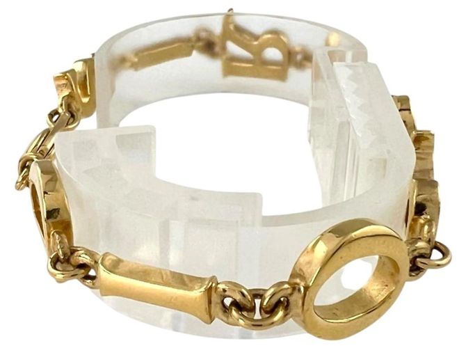 Bracciale con Charm Placcato Oro Christian Dior - vista 3