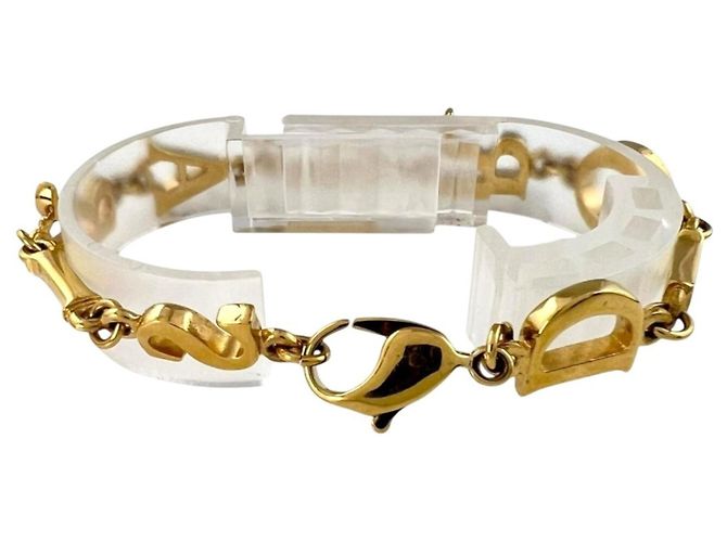 Bracciale con Charm Placcato Oro Christian Dior - vista 5