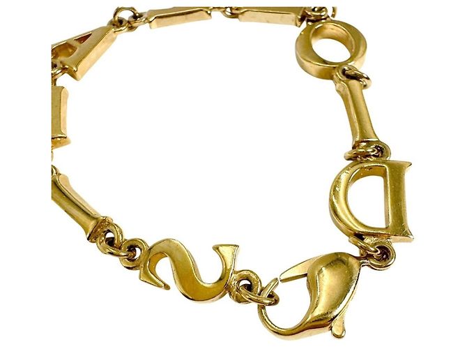 Bracciale con Charm Placcato Oro Christian Dior - vista 9