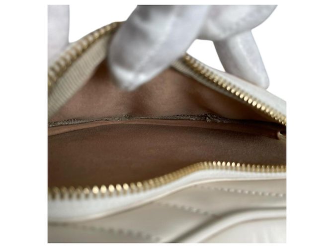 Borsa a spalla in pelle bianca Gucci Bianco - vista 11