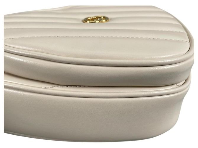 Borsa a spalla in pelle bianca Gucci Bianco - vista 7