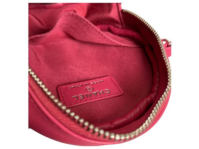 Borsa a Spalla Mini Matelassé Chanel Rosa - vista 11