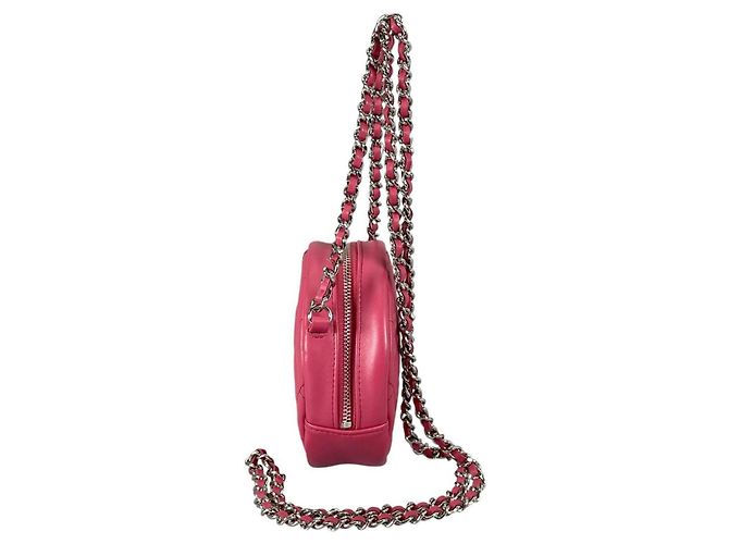 Borsa a Spalla Mini Matelassé Chanel Rosa - vista 2
